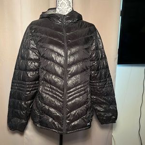 Black Packable Down Jacket